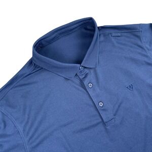 IDOGEAR Polo Shirt Mens L Blue Tactical‎ Military Style Short Sleeve Performance